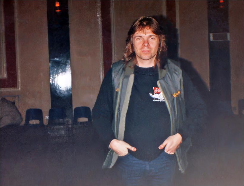 Mick Pointer: Winter Gardens, Malvern - 23.03.1983 - Photo by Stef Jeffery Depolla